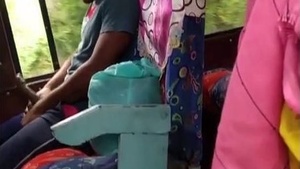 Tarki guy gets off on being watched while masturbating on the bus
