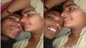 Indian college girl's big boobs and romantic moments