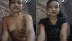 Indian college girl records herself in nude video for her boyfriend