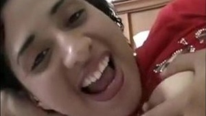 Desi babe moans in pleasure as black cock penetrates her