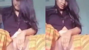 Horny desi girl fingering her pussy for pleasure