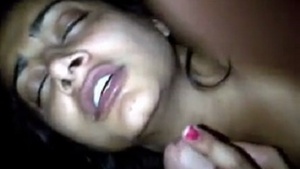 Horny wife from Delhi gets her pussy licked and fucked in the kitchen