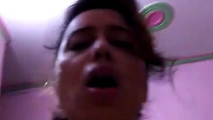 Indian bhabi riding a horse in sexy attire