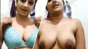 Indian babe makes a mess for her lover in a steamy video