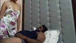 Busty Indian girl gets pounded by her lover's massive cock