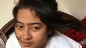 Desi teen gets her pussy fucked hard in this steamy video