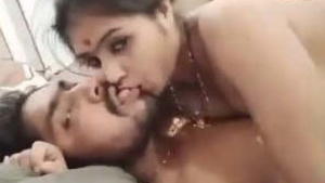 Horny Indian couple's steamy encounter with a sensual blowjob