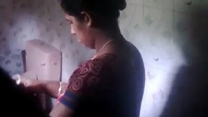 Hot Indian Bhabhi takes a shower in Kerala