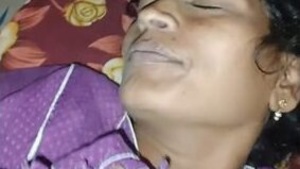 Telugu wife gets pounded hard by her lover in bed