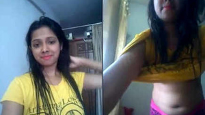 Desi girl Pooja satisfies her sexual desires in a hostel room