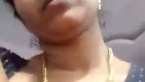 Bhabi's big boobs take center stage in this MMS video