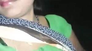 Bhabhi from a small town flaunts her body in a video for her lover's enjoyment